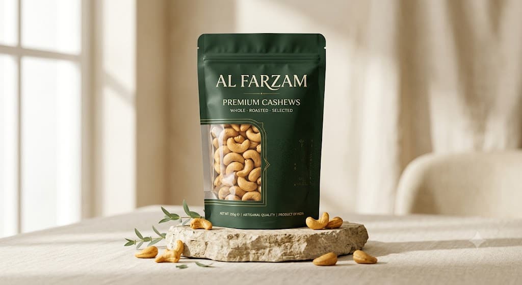 Premium cashews from Al Farzam